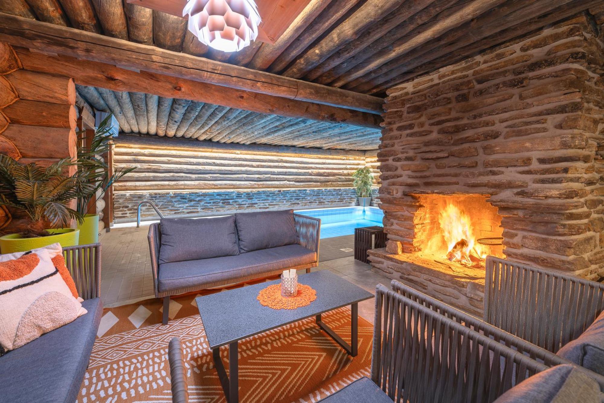 Kuukkeli Log Houses Aurora Resort Saariselkä Zewnętrze zdjęcie