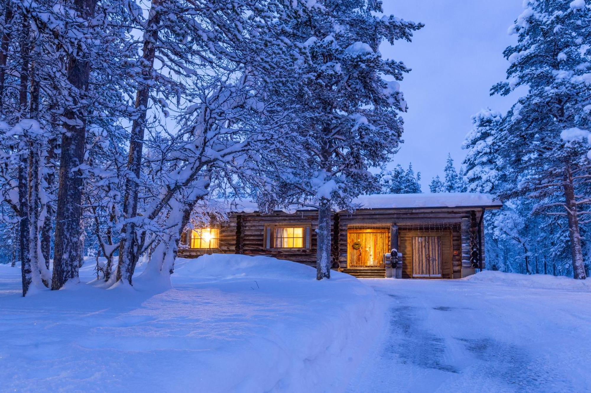 Kuukkeli Log Houses Aurora Resort Saariselkä Zewnętrze zdjęcie