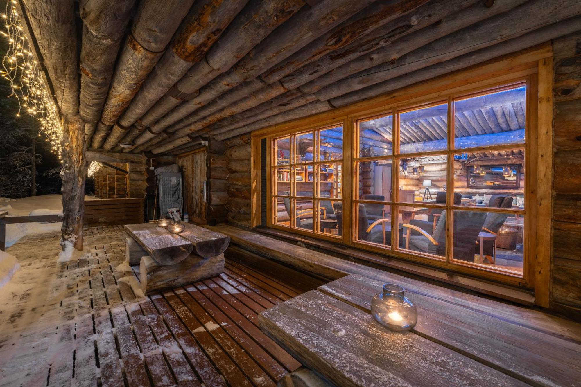 Kuukkeli Log Houses Aurora Resort Saariselkä Zewnętrze zdjęcie