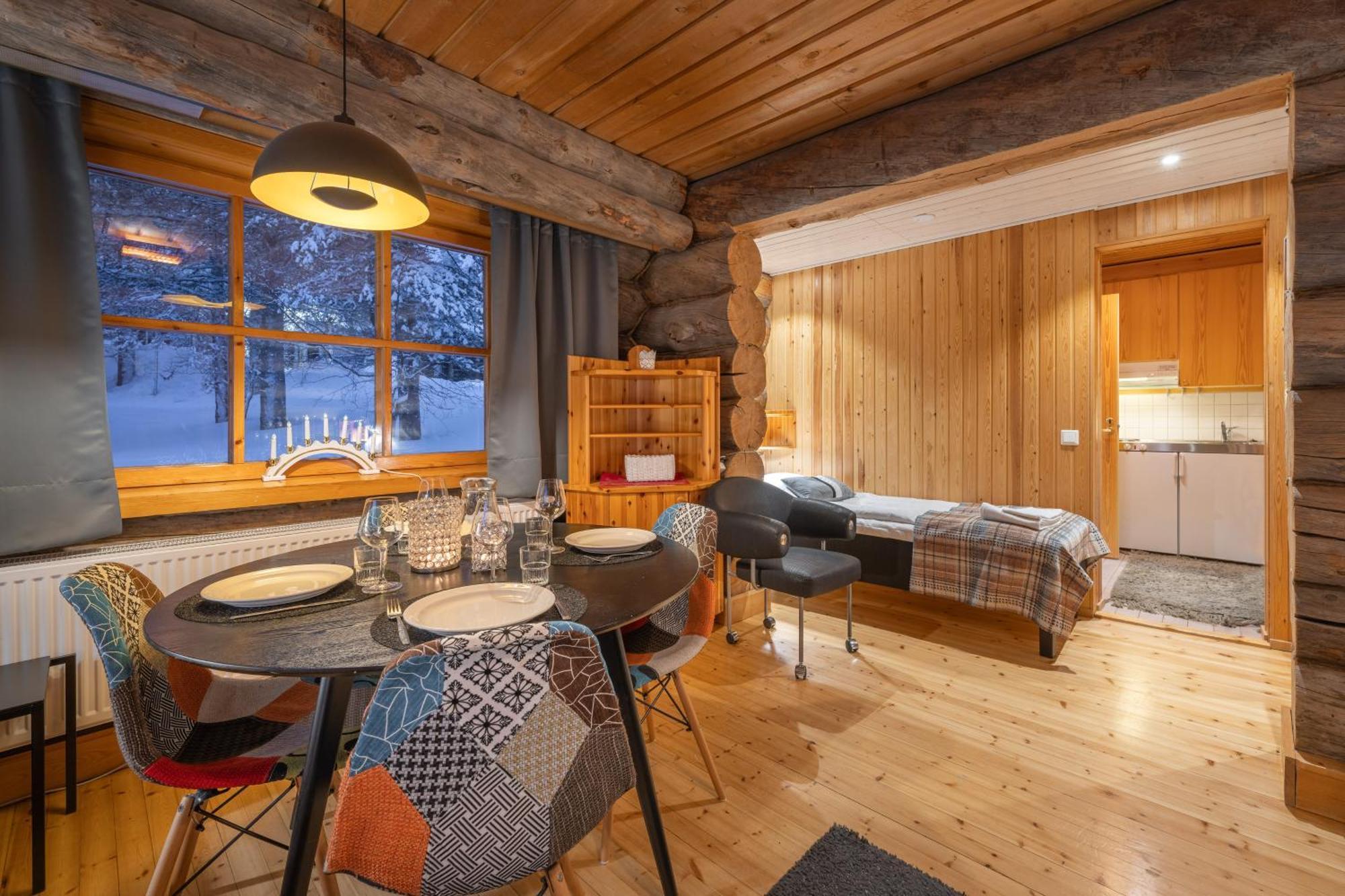 Kuukkeli Log Houses Aurora Resort Saariselkä Zewnętrze zdjęcie